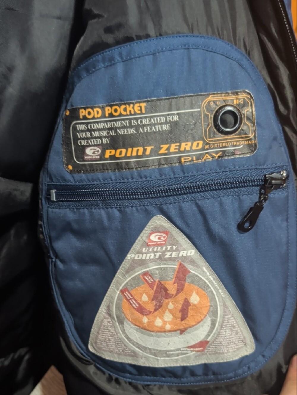 Point Zero Blue Puffer Jacket - Picture 3 of 9